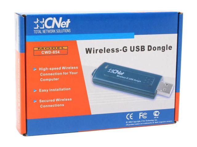 Cnet Cwd-854 Wireless-G 54Mbps Usb Adapter Driver